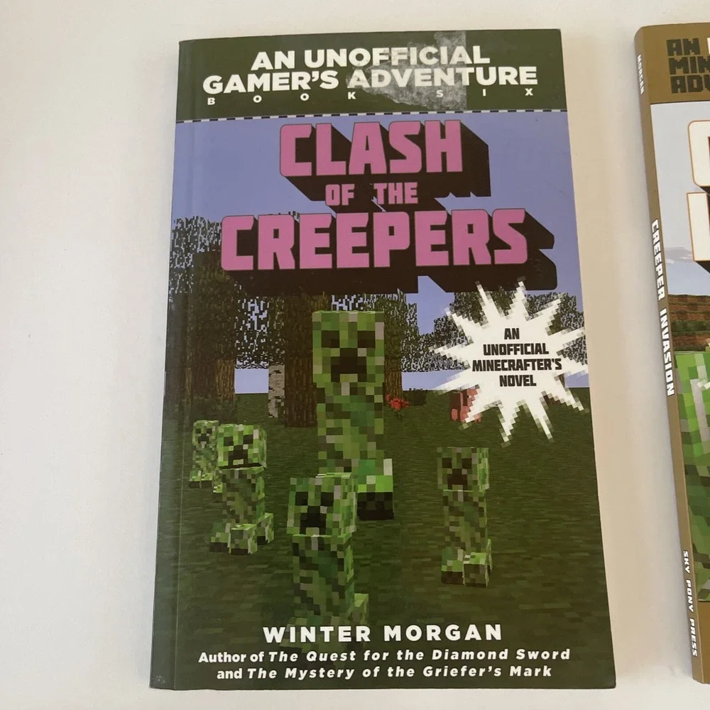 Minecraft Books An Official Unofficial Novel 5 Book Lot Creepers‎